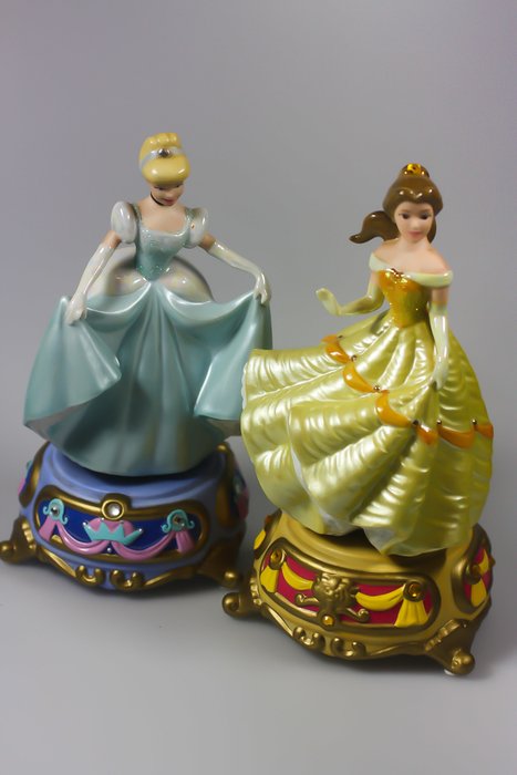 Disney - Muziekdoos Speeldoos Prinsessen - Porselein
