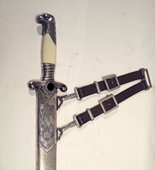 德國 - Alcoso Solingen - RAD Haumesser Modell 1937 - Dague - 刀