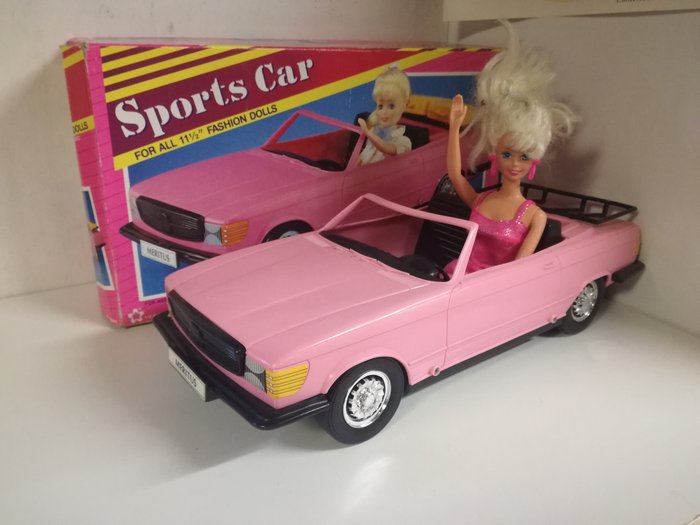 Barbie - Mattel 1975 en Mercedes 1983 - 0 - Auto Mercedes sl en Barbie 1975 - 1970-1979 - Hong Kong