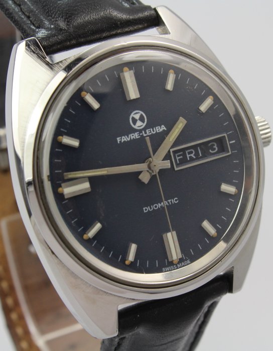 Favre-Leuba - Duomatic Swiss Made - 17 Jewels Automatic - Excellent Condition - Miehet - 1960-1969