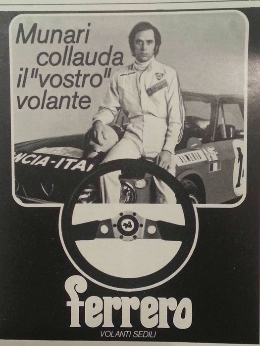 Ferrero Sandro Munari steering wheel