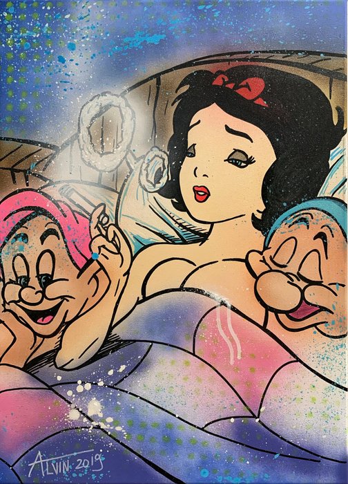 Alvin Silvrants - Disney Sexy naughty Snow White smoking after Sex