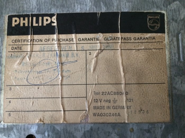 Radio de coches antiguos con reproductor de cassette - 672 - Philips -  1970-1980 - Catawiki