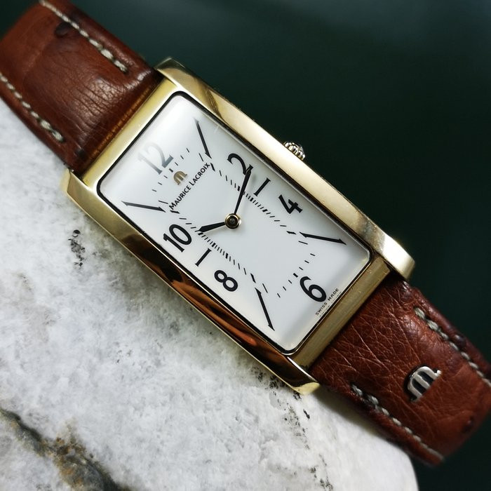 Maurice Lacroix - *FIABA* Art-Deco Style Rectangle Wristwatch  - 47813 - Men - 2000-2010