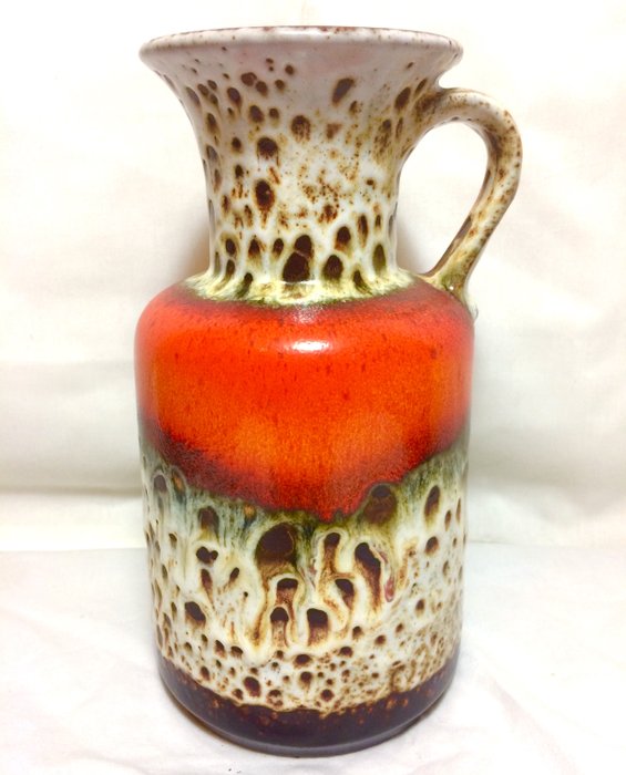 Jasba - 西德肥胖熔岩花瓶 (1) - 陶瓷