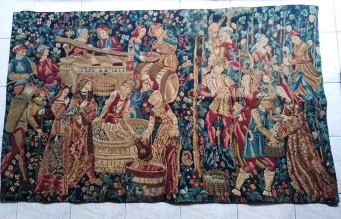 'les Vendanges' reproduction Musée de Cluny  - 掛毯