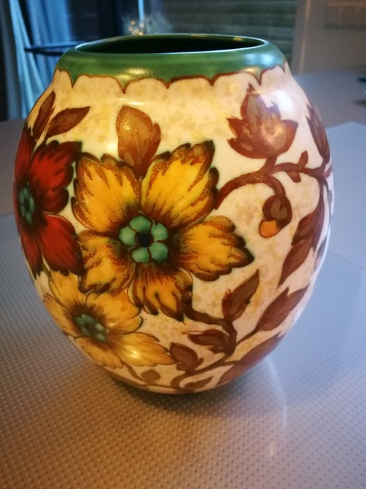 Plateelbakkerij Zuid-Holland - Platelen váza, dekoráció Treso - Kerámia