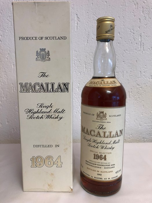 Macallan 1964 18 years old Original bottling - Special Selection 1964 - b. 1982 - 75厘升