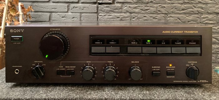 Sony - TA-F222es  Integrated Stereo Amplifier (1985-91) - 曠音器