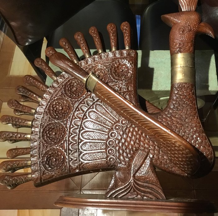 Peacock Wood Knives Holder - Hout