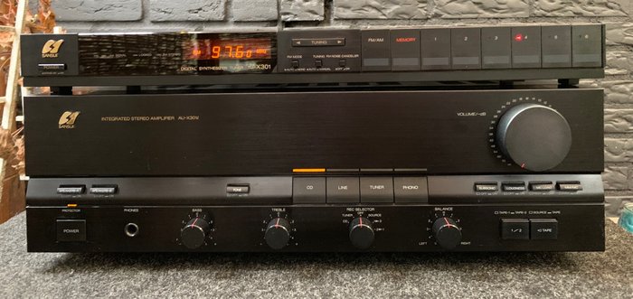 Sansui - AU-X301i Stereo Integrated Amplifier & TU-X301  Stereo Tuner  (1987-91) - hi-fi set