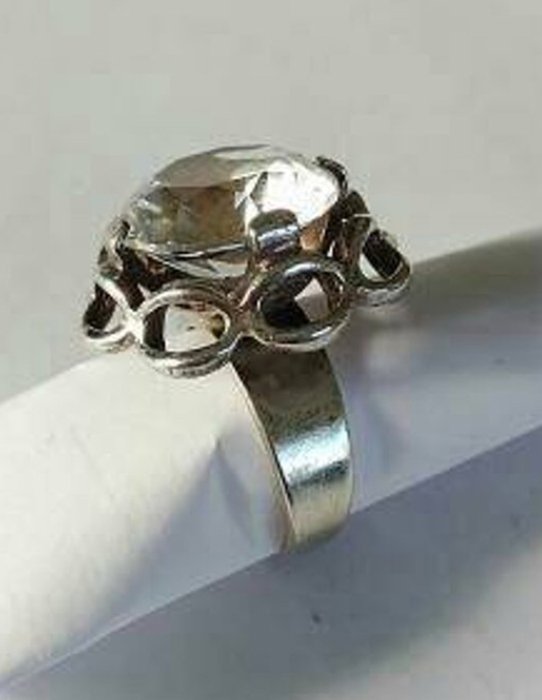 Alton K.E. Palmberg design  - 925 Silver - Ring rock crystal