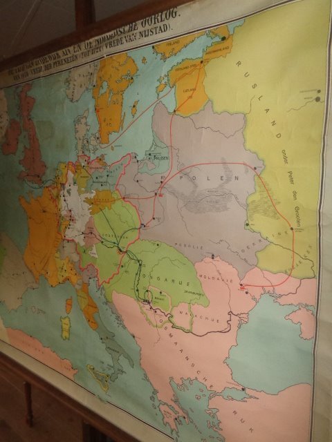 Lcg Malmberg 1918 Carte Scolaire Europe Louis Xiv