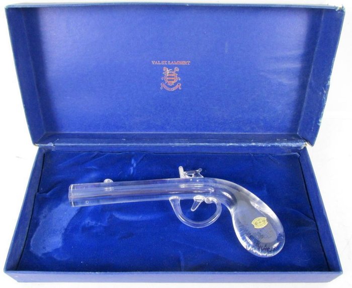 Val Saint Lambert - Vintage FLINTLOCK duelleren pistool - Kristal