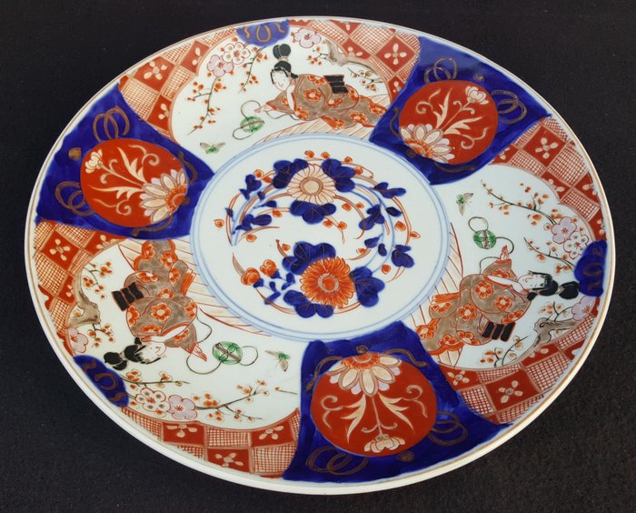 Tallerken - Imari - Porcelæn - Japan - Begyndelsen af det 20. århundrede