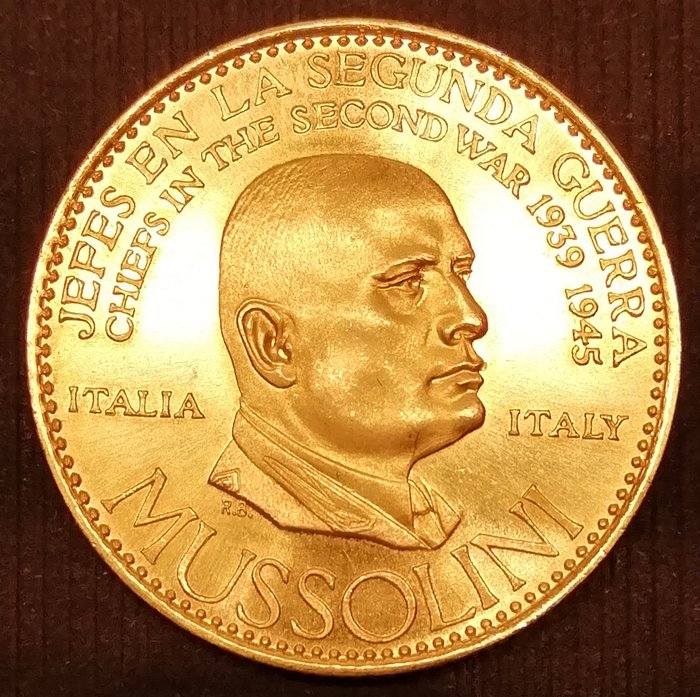 委內瑞拉 - Medaglia 1957 "Mussolini" - 金色