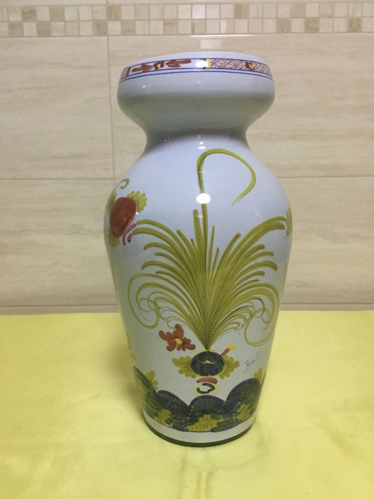 Brolli Bruno - Garofalo Vase mit Dekoration - Keramik