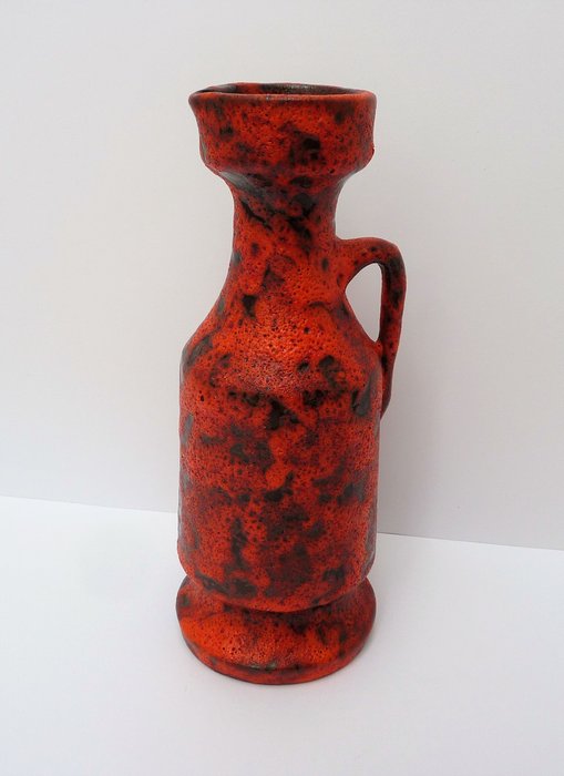 Great vase by Vest Keramiek Dutch Pottery NK1 Mid Century van Wourden