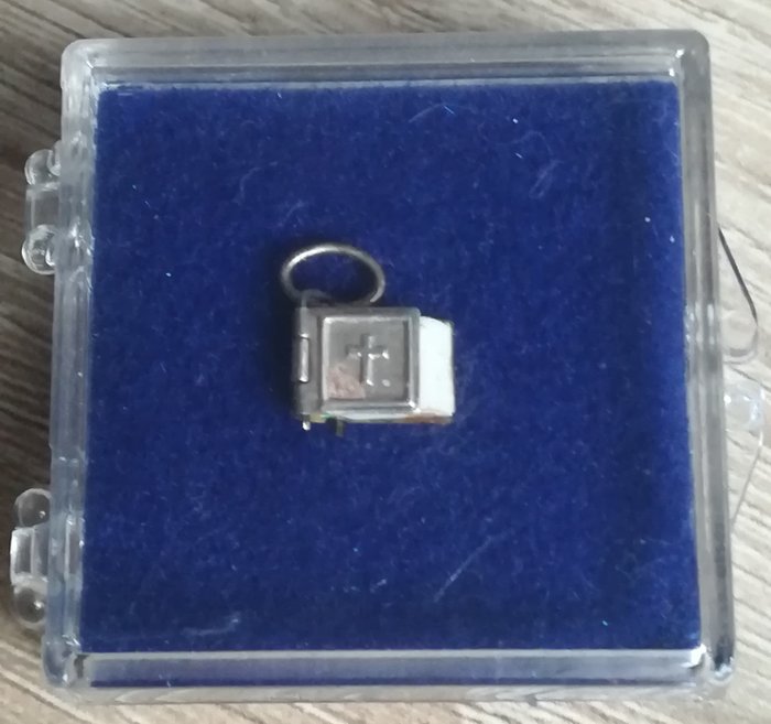 Das kleinste Buch der Welt - (Vater unser) in 7 Sprachen - Silber
