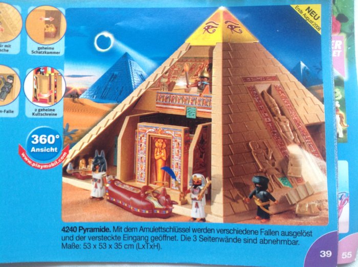 pyramide playmobil 4240 ref 35 