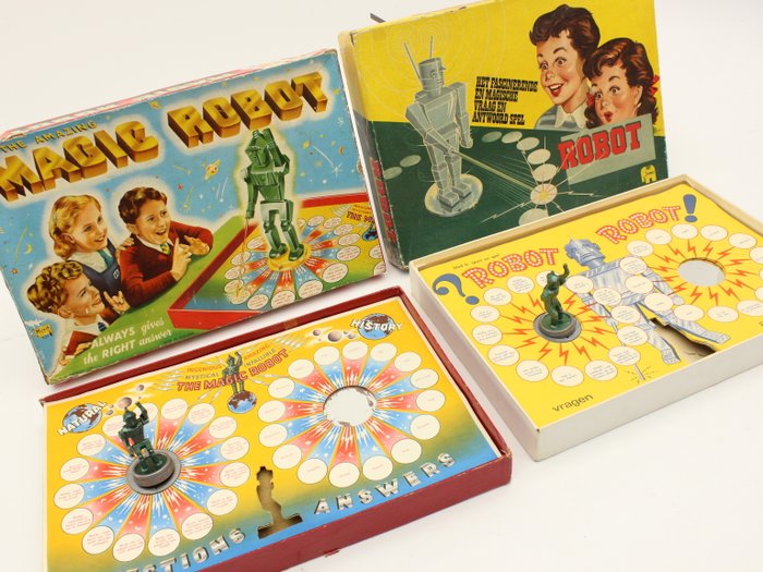 Jumbo, Merit toy - Magic Robot - 480 - juego de preguntas y respuestas - 1950-1959 - Reino Unido