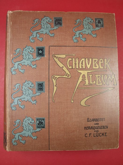 Wereld - Old Schaubek album, edition of 1905