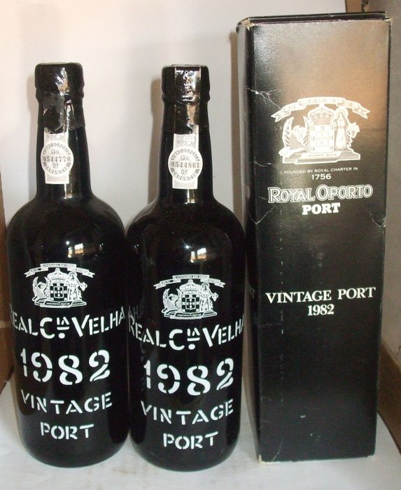 1982 Real Companhia Velha Vintage Port - 2 Bottles (0.75L)