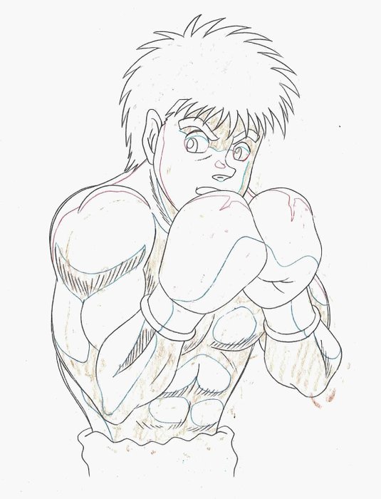 Fighting Spirit [Hajime No Ippo] - Original Production Drawing - Arte di animazione originale