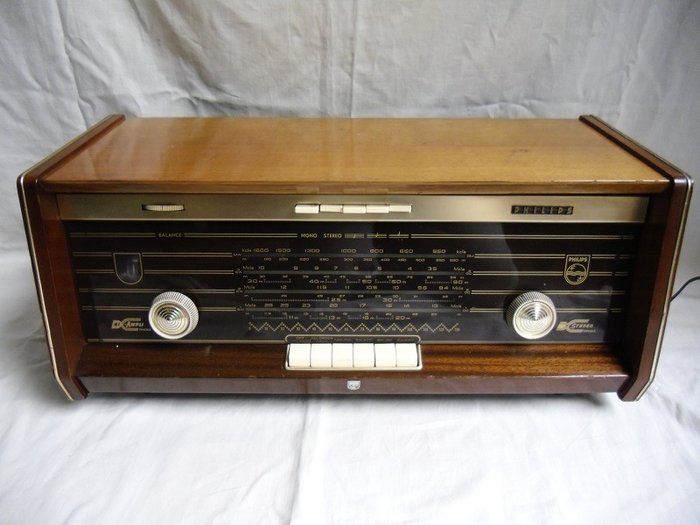 Philips Stereo Phono BI-Ampli A3 261 96 Radio