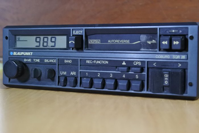 Rádio - Blaupunkt - Coburg SQR 26 - 1985-1987