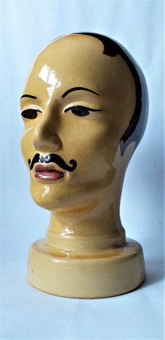 West-Germany - Vintage ceramiczna głowa z wąsem - model 701