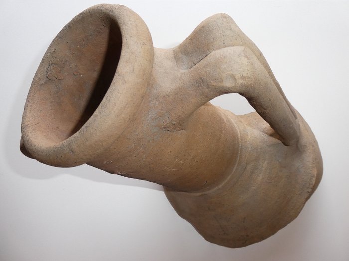 Ókori római Kerámia Amphora nagy töredéke, Type: Dressel 2-4 Vesuviana - 32 cm