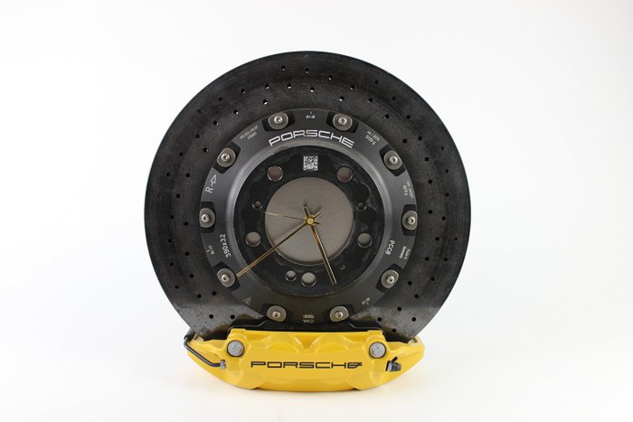 L'horloge - Porsche 911 Turbo Ceramic Brake disc with Caliper and clock - 2015