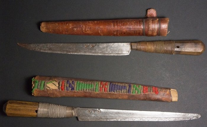 Argelia - Fellaga  - 2 cuchillos Bou Saadi