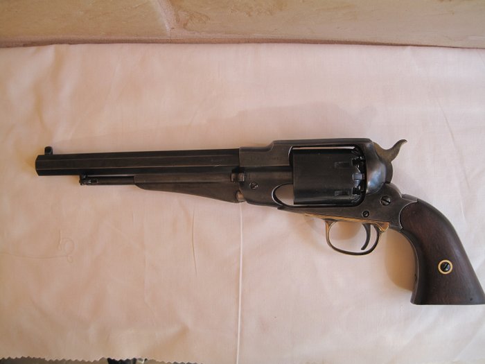 Bélgica - ELG - Nagant - Remington 1858 New Model - Combat - Percussão - Revólver - 44