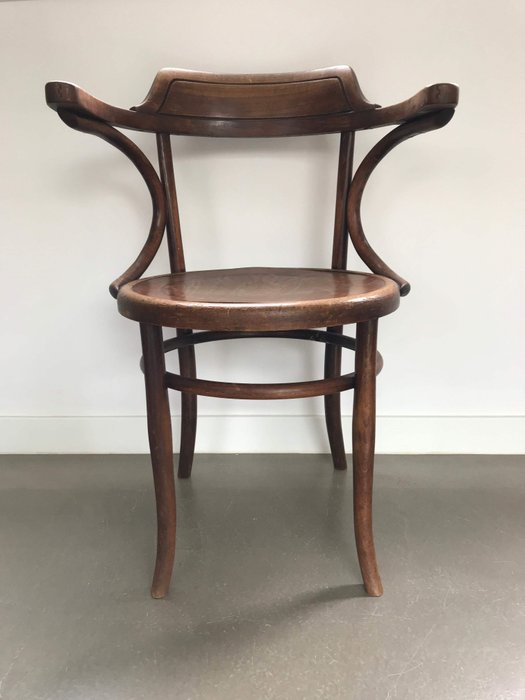 Michael Thonet - Mundus - 漂亮的舊椅子，帶扶手