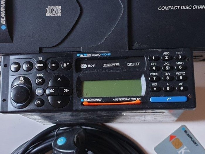 Rádió - Blaupunkt - BLAUPUNKT Radio Phone System TCM 127 Vintage - 1985