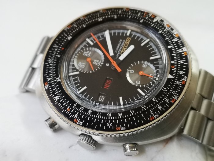 Seiko - "Slide Rule" Ref 6138-7000 Chronograph Automatic Watch - Mænd - 1970-1979