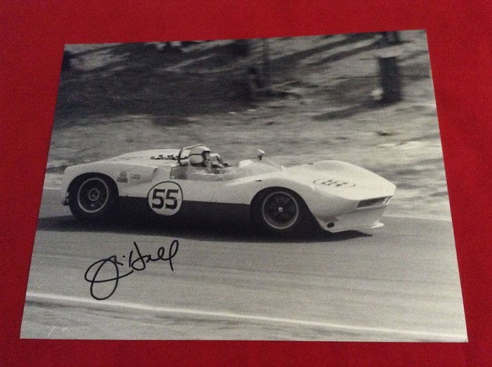 Jim Hall Signed 8 X 10 Photo Autographed Chaparral Cars Auto Racing Constructor