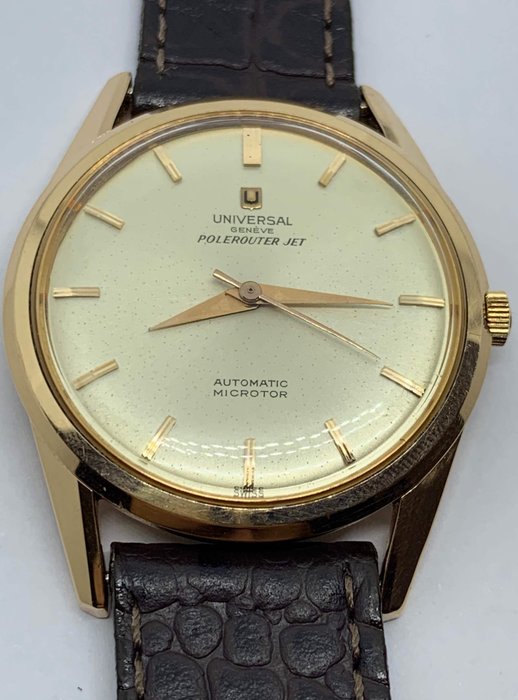 Universal Genève - polerouter jet rose gold - 10369/2 microtor 215-9  - 男士 - 1950-1959