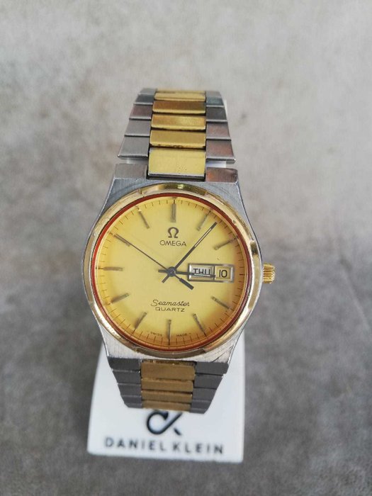 Omega - Vintage Seamaster Cal.1345 Quartz Gold Plated Mens Watch - 1960131 - Hombre - 1970-1979