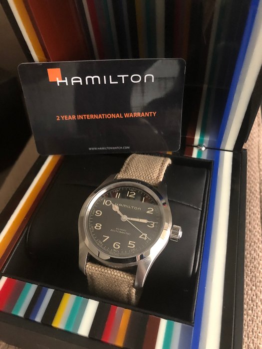 Hamilton - Khaki Auto ; Interstellar Murph  - Limited edition - Full set - 2019 on warranty  - Collectors item - H70605731 - Homem - 2019
