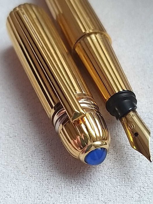 Cartier - 卡地亞帕沙鋼筆與黃金裝飾 24 - 卡地亞Pasha Pen鍍金筆