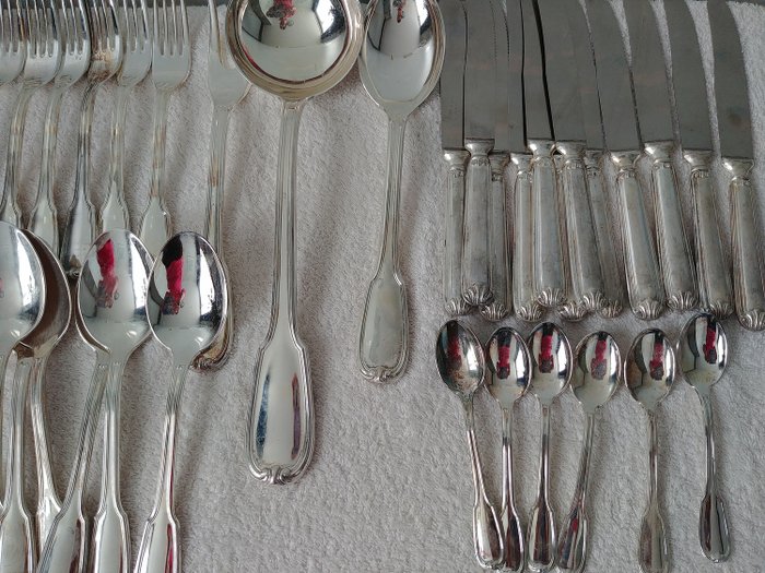 12 Person Cutlery - Baroque - silver plated AMC 800