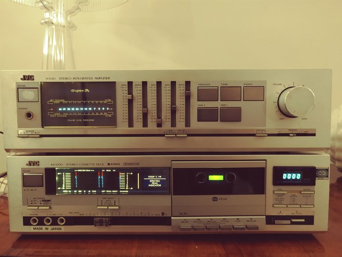 JVC - ax40 +kdd50 - Multiple models - Cassette deck, Stereo amplifier