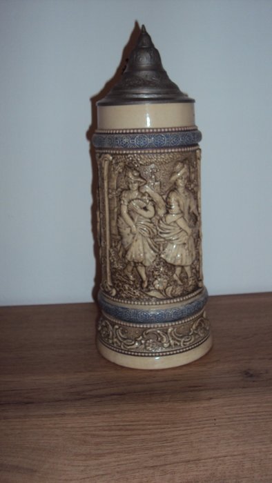 Old beer mug D.R.G.M. (1) - Ceramic