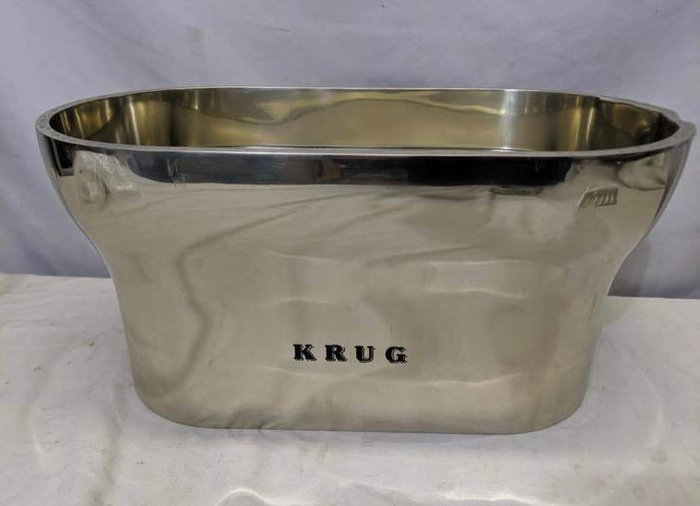 Krug oval ice-bucket for 2 - 4 magnums, designed by Francois Bauchter - Champagne Grand Cru - 4 Magnum (1.5L)