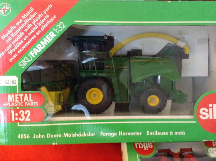 Siku - 1:32 - ref. #4056 John Deere Forage Harvester + ref. #2050 Kuhn Fertilizer