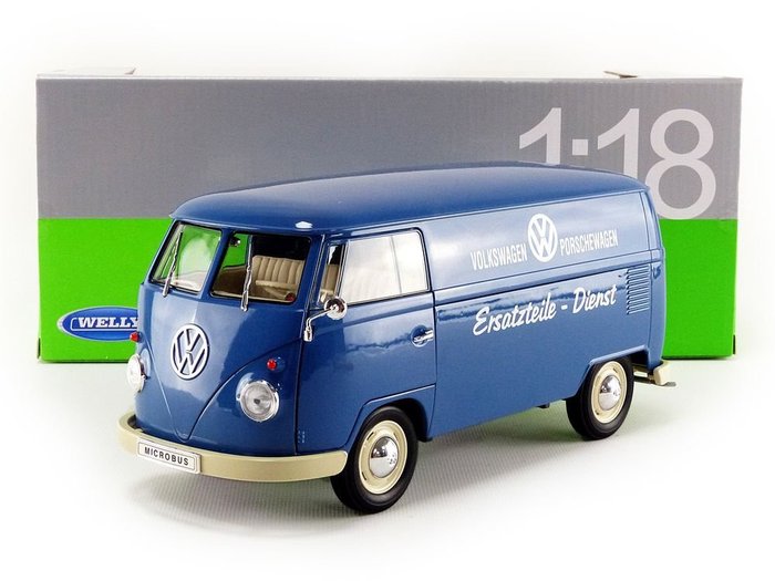 Welly Nex - 1:18 - Volkswagen T1 Bus 'Volkswagen Porschewagen Ersatzteile - Dienst' 1963