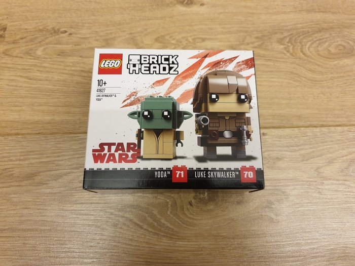 cuscús Acostado caos LEGO - Brickheadz - 41627 - Figura Yoda en Luke Skywalker - Catawiki
